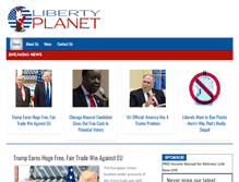 Tablet Screenshot of libertyplanet.com